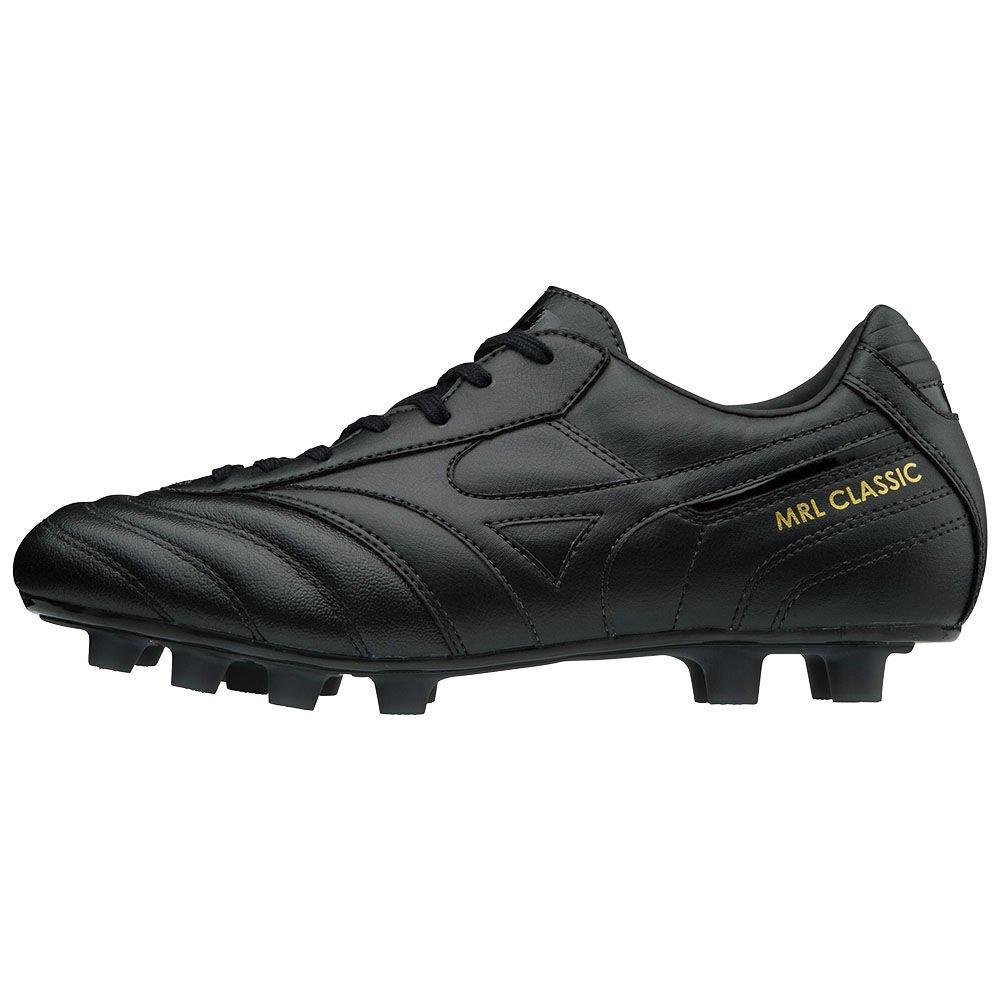 Mizuno Men's Football Boots Black/Black MORELIA CLASSIC MD Shoes - P1GA181500